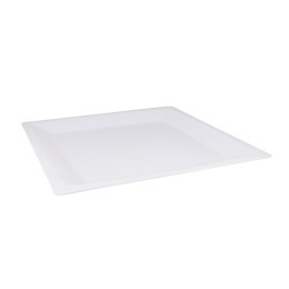 Тарелка квадратная плоская 210х210 ПП белая (3/60 шт.) 2003б