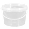 Ведро с крышкой и ручкой 0,5 л (неокр) Инпласт (450 шт.) в Екатеринбург — Uralhoz.ru