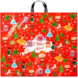 Пакет с петлевой ручкой ПВД 60х50 (70 мкм) Щелкунчик (25/250 шт.) Интерпак