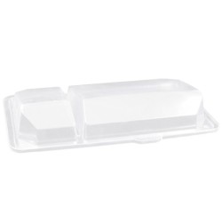 КД-009Н Крышка для контейнера (низкая) прозрачная КадоПрим (1000 шт.) АКЦИЯ