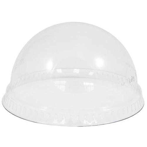 Крышка к стакану ПЭТ купольная БЕЗ ОТВЕРСТИЯ D-95 мм, h-53 мм (50/1000 шт.) UPAX-UNITY в Екатеринбург — Uralhoz.ru