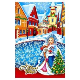 Пакет подарочный 25х40 Гостья (100/2000 шт.) Интерпак