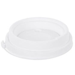 Крышка для стакана (d-80 мм) тип И белая матовая ВЗЛП (50/1000 шт.) 3017б АКЦИЯ