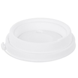 Крышка для стакана (d-80 мм) тип И белая матовая ВЗЛП (50/1000 шт.) 3017б АКЦИЯ