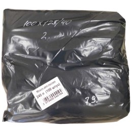 Мешок д/мусора ПВД 240 л (100 шт.) стопа черный Грин Бро (1 шт.)