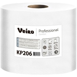 Полотенца бумажные в рул.централ.вытяжка 2 сл. 180 м Veiro (2/6 шт.) КР-206