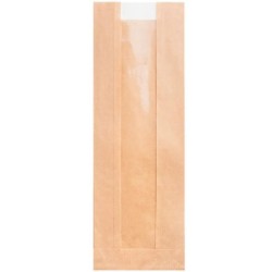 Пакет бумажный с окном 300х100(40)+50 КРАФТ AVIORA (100/1500 шт.) 108-099