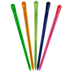 Пики пласт. Булава цветная 85 мм (400 шт.) в ПЛАСТ.КОРОБОЧКЕ (1/20 шт.)