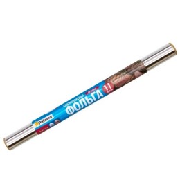 Фольга алюминиевая (11 мкм) универсал 440 мм х 10 м Paterra в пленке (1/32 шт.) 209-028