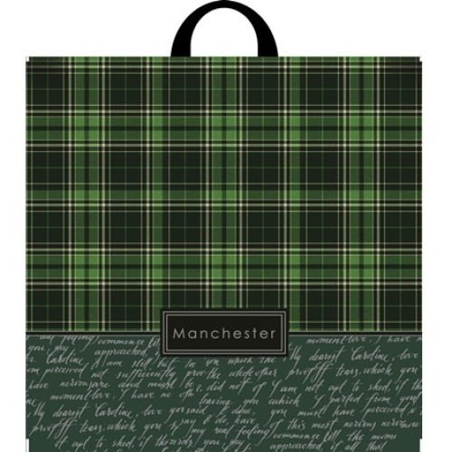 Пакет с петлевой ручкой ПВД 44х44 (70 мкм) Манчестер (25/250 шт.) Интерпак в Екатеринбург — Uralhoz.ru