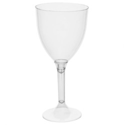 Фужер 250 мл для вина прозрачный (прозрачная ножка) (100 шт.) ВЗЛП 1013