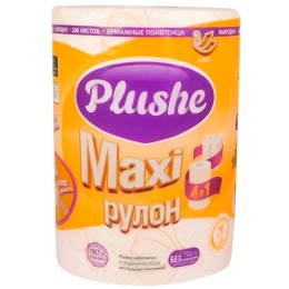 Полотенца 2 сл. 1 рулон (40 м) Plushe MAXI (1/18 шт.) 16982