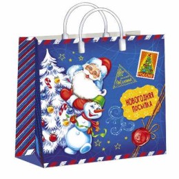 Пакет мягкий пластик 30х30 (150 мкм) Северная бандероль лам. (10/40 шт.) Интерпак