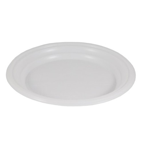 Тарелка D165, 250 мл ПС белая (100/2400 шт.) ПолиЭР в Екатеринбург — Uralhoz.ru