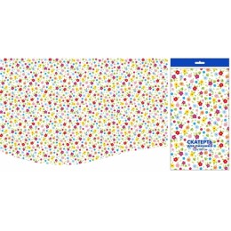 Скатерть ПВД 120х180 (35 мкм) Лужайка (1/50 шт.) Интерпак