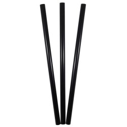 Трубочки д/BabbleTea 12х240 мм без изгиба ЧЕРНЫЕ (250 шт.) (1/12 шт.)