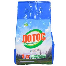 Стиральный порошок 3,0 кг Лотос универсал Флора (1/3 шт.)