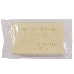 Мыло хозяйственное 200 г 72% Мылоленд Светлое прозрачная упаковка (1/66 шт.)