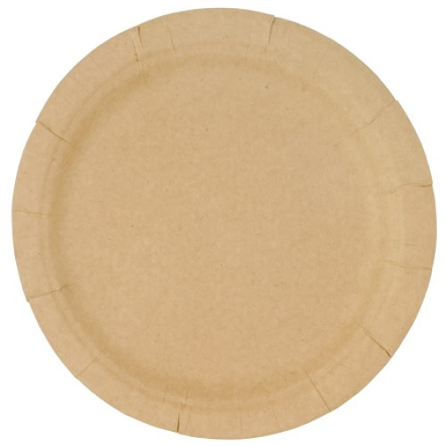 Тарелка картонная d-180 КРАФТ с бортом (50/500 шт.) Papperskopp 165014 в Екатеринбург — Uralhoz.ru