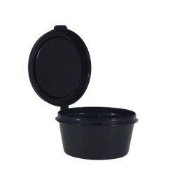 Соусник 50 мл верхнее закрытие ВЗЛП (80/1200 шт.) 1244 ЧЕРНЫЙ