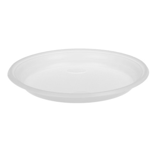 Тарелка D205 (1-секц.) ПС белая (50/2100 шт.) Чайковский пластик в Екатеринбург — Uralhoz.ru