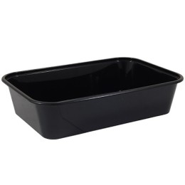 Контейнер под запайку (117х175х40) Черный 500 мл (550 шт.) Перинт