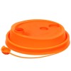 Крышка для стакана (d-80 мм) с питейником оранжевый МАТОВАЯ ВЗЛП (50/1000 шт)3002М/Ор в Екатеринбург — Uralhoz.ru