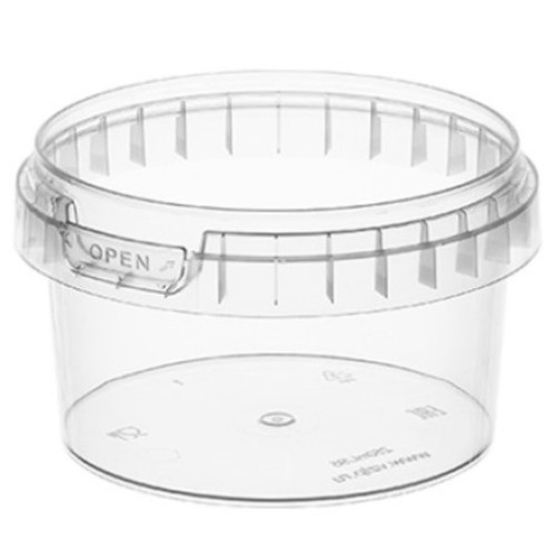 Контейнер круглый 250 мл (Н-56, D-95) упорное кольцо+конт.замок (160 шт.) ВЗЛП комплект 1229кп в Екатеринбург — Uralhoz.ru