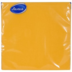 Салфетка 33х33 (2 сл.)  20 Лилия Жёлтая Интенсив (1/15 шт.) 0472А