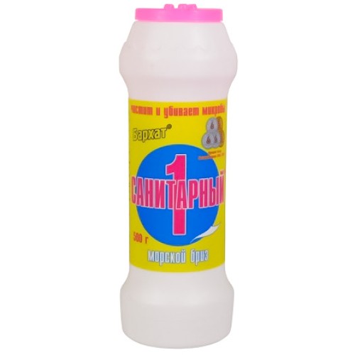 Чистящий порошок 500 г Бархат Санитарный-1 Морской бриз (1/20 шт) Б153 в Екатеринбург — Uralhoz.ru