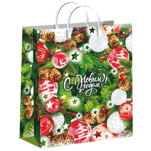 Пакет мягкий пластик 30х40 (150 мкм) Еловое царство лам. (10/40 шт.) Интерпак в Екатеринбург — Uralhoz.ru