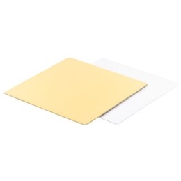 Подносы прямоуг. (3,5 мм) 300х400 золото/белый (10/50 шт.)