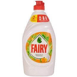 Средство моющее для посуды 0,45 л Фэйри Апельсин и лимонник (1/21 шт.)