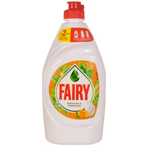 Средство моющее для посуды 0,45 л Фэйри Апельсин и лимонник (1/21 шт.) в Екатеринбург — Uralhoz.ru