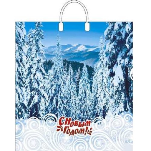 Пакет с пластиковой ручкой ПВД 40х44 (100 мкм) Саяны лам. (10/100 шт.) Интерпак в Екатеринбург — Uralhoz.ru