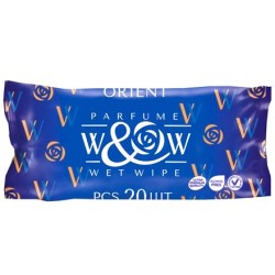 Салфетки влажные  (20 шт.) W&W ORIENT (1/48 шт.) WOR-20