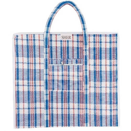 Сумка п/п SHER Клетка (53х48+29) с молнией (12/96 шт.) арт.103 в Екатеринбург — Uralhoz.ru