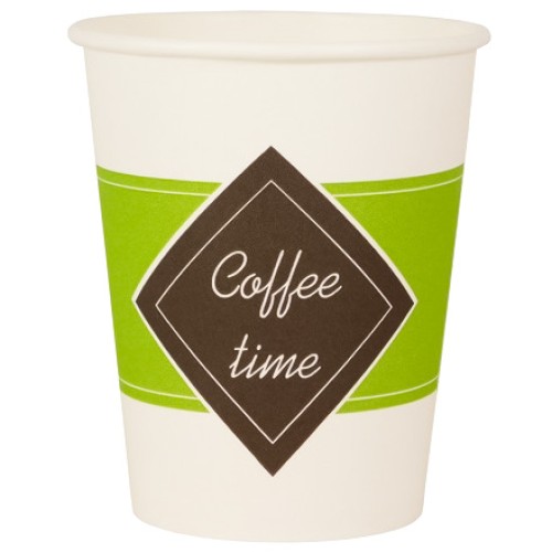 Стакан ГН 250 мл (d-80 мм) бумажный Coffee time (50/1000 шт.) ЛигаПак в Екатеринбург — Uralhoz.ru