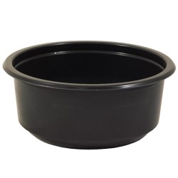Д-115-250 мл (PP) Дно круглое черное (D-115, H-47 мм) Д-Полимер (50/500 шт.)