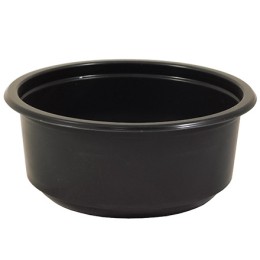 Д-115-250 мл (PP) Дно круглое черное (D-115, H-47 мм) Д-Полимер (50/500 шт.)