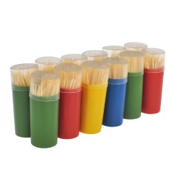 Зубочистки в банке по 100 шт. (12/480 упак.) 440-101