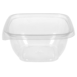 1212 500 мл (PP) Дно квадратное прозрачное ПолиЭР (50/500 шт.) ПОЛИПРОПИЛЕН АКЦИЯ