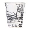 Стакан ГН 250 мл (d-80 мм) бумажный Города черно-белые (50/1000 шт.) ViRiDo в Екатеринбург — Uralhoz.ru