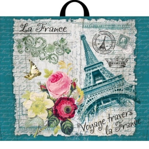 Пакет с петлевой ручкой ПВД 60х50 (70 мкм) Франция (25/250 шт.) Интерпак в Екатеринбург — Uralhoz.ru