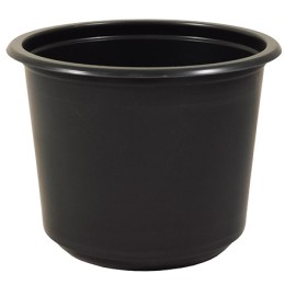Д-115-500 мл (PP) Дно круглое черное (D-115, H-88 мм) Д-Полимер (50/500 шт.)