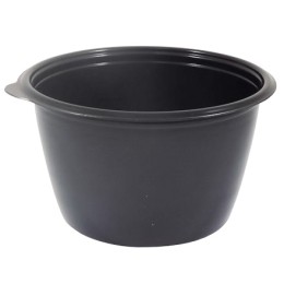 Круглое Дно ССПК-14154-750 мл черное (PP) (D-144, H-84 мм) BRO PACK (50/300 шт.)