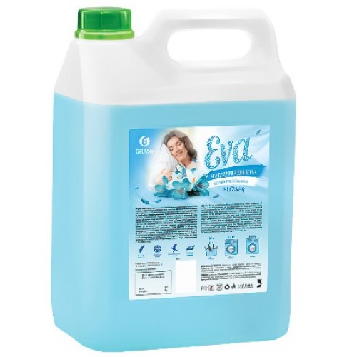 Кондиционер для белья 5,0 кг EVA Flower концентрированный GRASS (1/4 шт.) 125377 в Екатеринбург — Uralhoz.ru