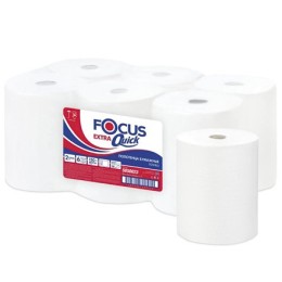 Полотенца бумажные в рул. 2 сл. 150 м (вт.38мм) FOCUS Extra Quik (Н1) (1/6 шт.) 5050023