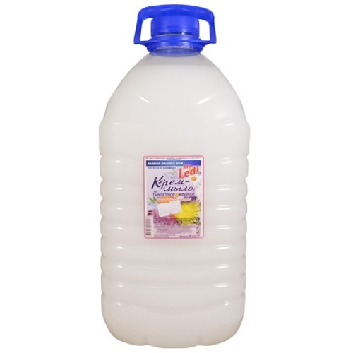 Мыло жидкое 5,0 л КРЕМ Леди-Е Китайский жасмин (белое) (1 шт.) в Екатеринбург — Uralhoz.ru