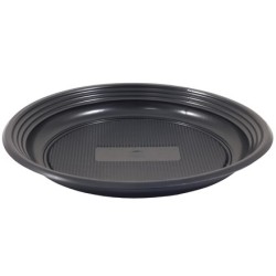 Тарелка D170, 250 мл ПС черная (100/3600 шт.) Чайковский пластик